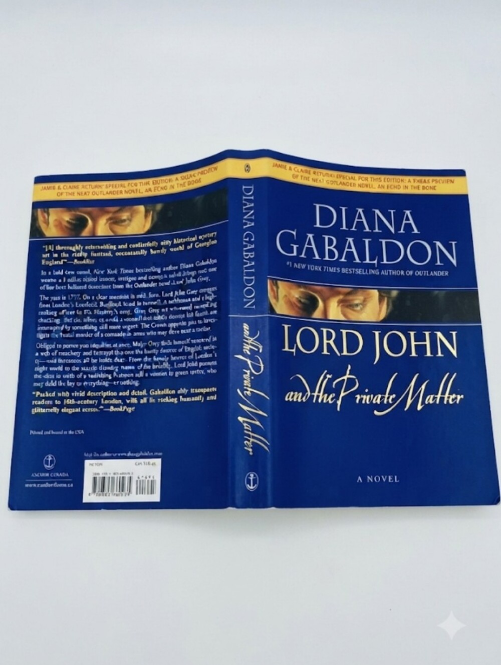 Lord John and the Private Matter Paperback Book - Blue